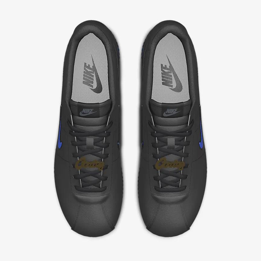 Giày Nike Cortez Unlocked By You Nữ Đen